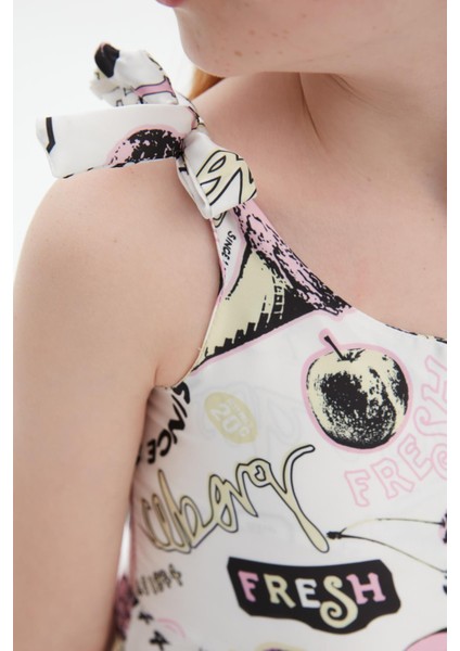 Kız Çocuk Renkli Elbise 23SSIVS3156 modelleri