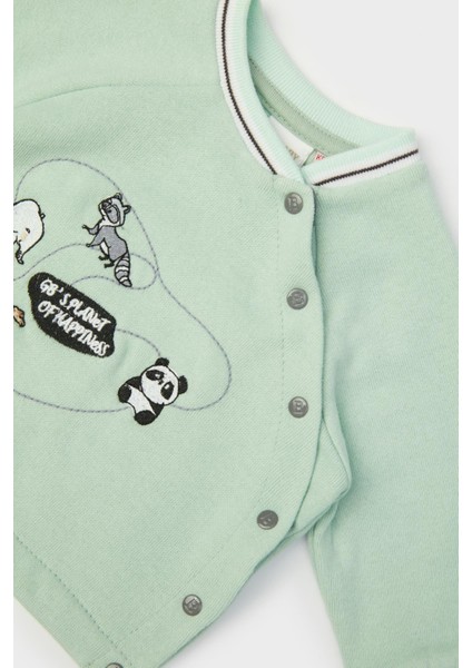 Erkek Bebek Yeşil Sweatshirt 23FW0LT8403