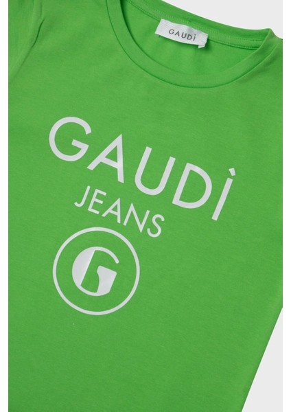 Kız Çocuk Yeşil T-Shirt 23SS0GF4373 modelleri