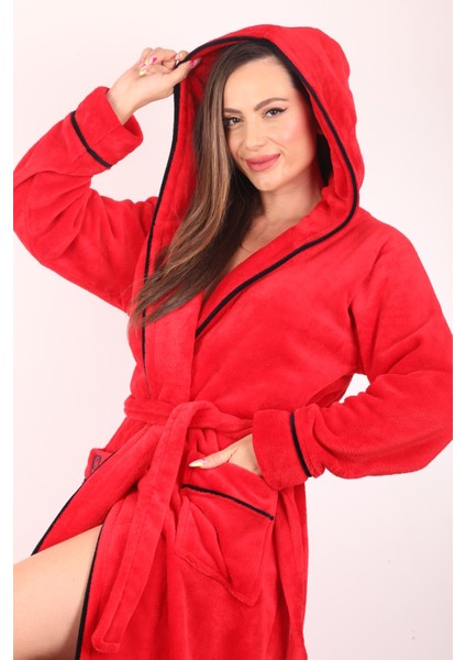 Bambu Kapişonlu Uzun Sabahlık fırsatları