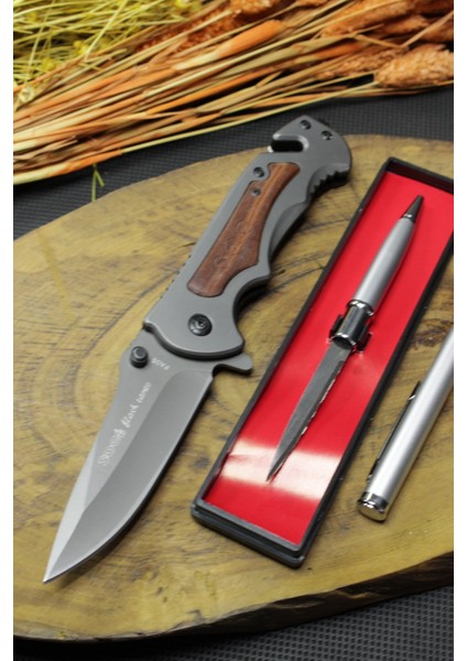 21 cm Sog Kurtarma Çakısı ve Gizli Kalem Bıçak