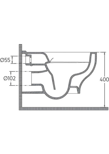 Soluzione Xl Compact Rimless Asma Klozet