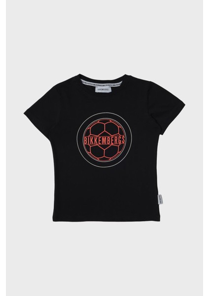 Erkek Çocuk Siyah T-Shirt 23SS1BK1441