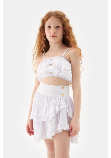 Kız Çocuk Ekru Etek 23SS2TJ4314 fiyatları