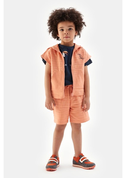 Erkek Çocuk Somon Şort 23SS0NB3128