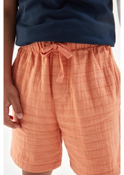 Erkek Çocuk Somon Şort 23SS0NB3128