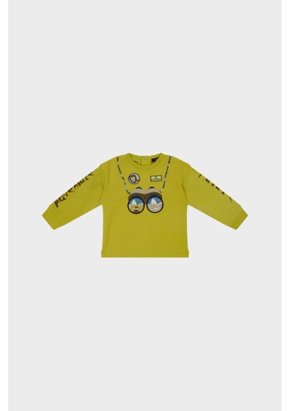 Erkek Bebek Sarı Sweatshirt 22FW0BG1440