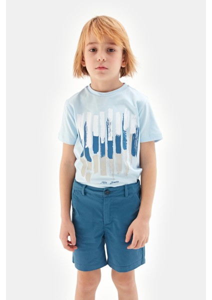 Erkek Çocuk Mavi Şort 23SS0NB3120 fiyatları