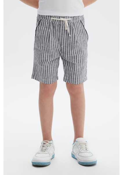Erkek Çocuk Çizgili Şort 23SS0BK1479 fiyatları
