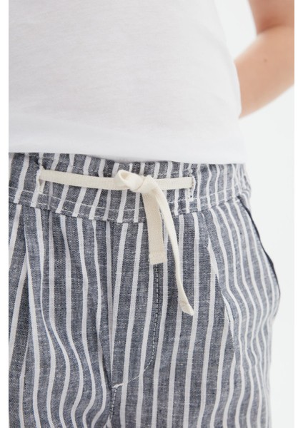 Erkek Çocuk Çizgili Şort 23SS0BK1479 modelleri