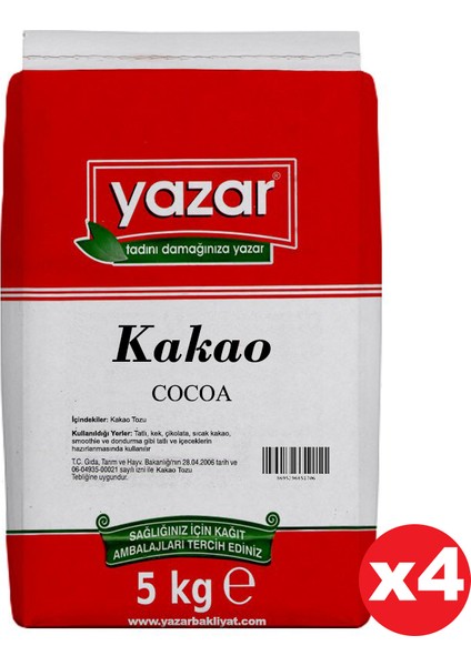 Kakao 5 kg x 4 Paket