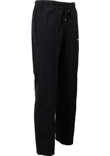 Erkek Saf Pamuk Kumaş Pantolon Battal Beden Düz Paça Cepli Beli Bağcıklı Tam Kalıp modelleri