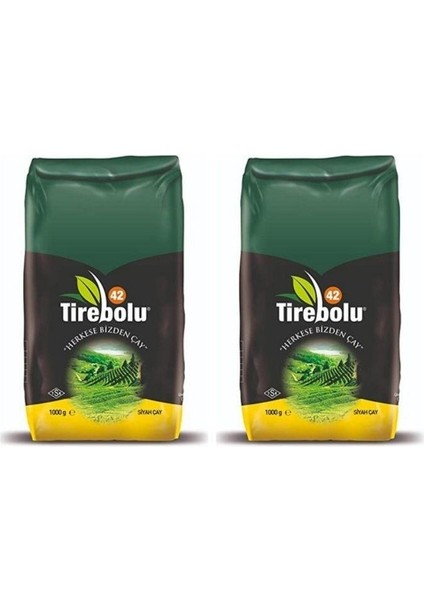 Tirebolu - Siyah Dökme Çay Tirebolu 42NO 1kg - 2 Adet