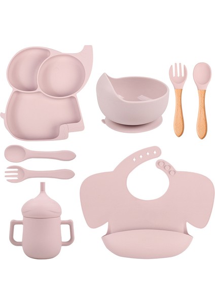 Bebek Silikon Besleme Kesesi Altılı Yemek Takımı (Yurt Dışından)