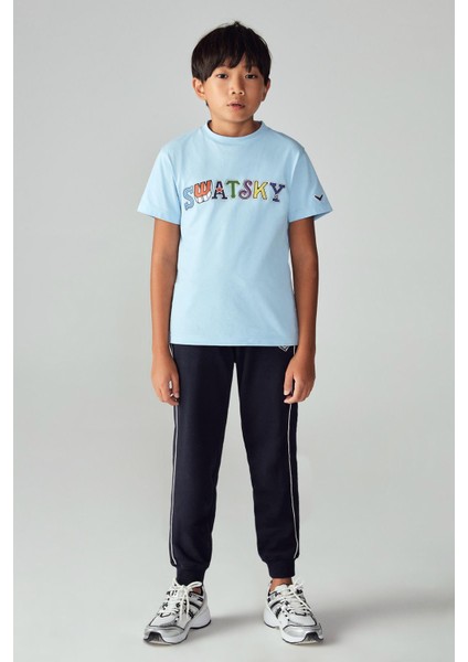 Erkek Çocuk Açık Mavi T-Shirt 23PFWSW1568