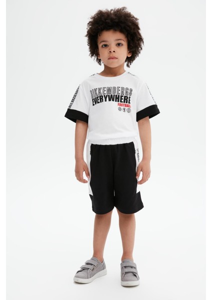 Erkek Çocuk Siyah Şort 23SS0BK1548