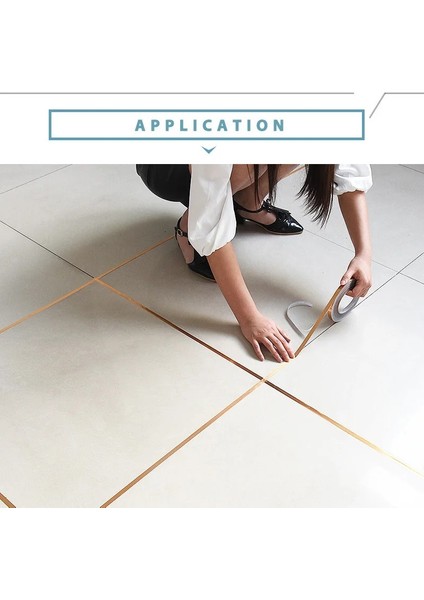 Siyah Stil M-1cm Gümüş Altın Yapışkan Yer Karosu Şerit Dikiş Etiket Bakır Folyo Bant Su Geçirmez Duvar Sızdırmazlık Bandı Ev Dekorasyon 0.*5000 cm (Yurt Dışından) indirimleri