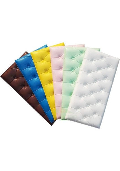 Yeşil Stil 3D Suni Deri Pe Köpük Duvar Sticker Su Geçirmez Kendinden Yapışkanlı Duvar Kağıdı Oturma Odası Yatak Odası Çocuk Odası Kreş Ev Dekor (Yurt Dışından) fırsatları