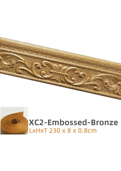 Xc2-Kabartmalı-Bronz Tarzı Ok-B Kendinden Yapışkanlı 3D Köpük Kabartmalı Köşe Çizgisi Duvar Bel Hattı Duvar Kağıdı Ev Dekorasyon Duvar Etiketi Sınır Kenar Strm (Yurt Dışından)