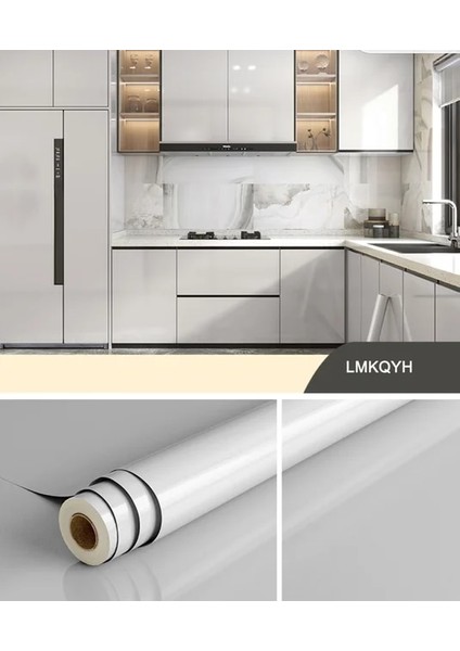 Q8 Tarzı 30CMX100CM Genişlik 80 cm Su Geçirmez Yağ Geçirmez Folyo Mermer Dekor Sticker Mutfak Duvar Için Pet Kendinden Yapışkanlı Çıkarılabilir Duvar Kağıdı Oturma Odası Için (Yurt Dışından)