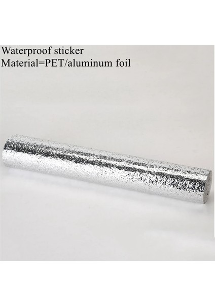 NO.3390304 Stili 61X100CM Luanqı cm Yanmaz ve Su Geçirmez Yağ Boşaltma Mutfak Çıkartmaları Kirlenme Önleyici Yüksek Sıcaklık Alüminyum Folyo Duvar Kağıdı (Yurt Dışından)
