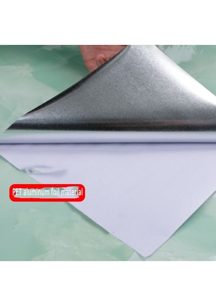 A5 Stili 30CMX100CM Genişlik 80 cm Su Geçirmez Yağ Geçirmez Folyo Mermer Dekor Sticker Mutfak Duvar Için Pet Kendinden Yapışkanlı Çıkarılabilir Duvar Kağıdı Oturma Odası Için (Yurt Dışından)
