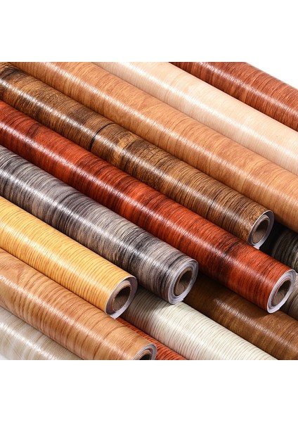 Akasya Tarzı 50CMX100CM Pvc Su Geçirmez Kendinden Yapışkanlı Duvar Kağıdı Rulo Mobilya Dolapları Vinil Dekoratif Film Ahşap Tahıl Çıkartmalar Diy Ev Dekor Için (Yurt Dışından) fiyatları