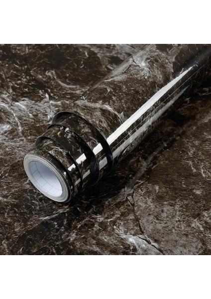 Hs Tarzı 40CMX1M Mermer Yapışkanlı Vinil Su Geçirmez Film Tezgahı Mutfak Banyo Kendinden Yapışkanlı Duvar Kağıdı Pvc Su Geçirmez Duvar Çıkartmaları (Yurt Dışından)