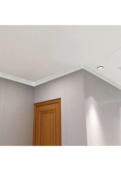 5-1 Adet Tarzı 3D Duvar Trim Hattı Süpürgelik Sınır Kendinden Yapışkanlı Su Geçirmez Süpürgelik Duvar Kağıdı Duvar Sticker Oturma Odası Ev Aralık * 8 cm (Yurt Dışından) fırsatları