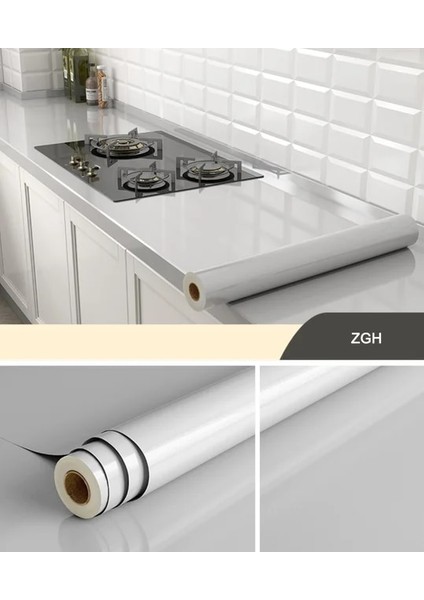 Q5 Tarzı 30CMX100CM Genişlik 80 cm Su Geçirmez Yağ Geçirmez Folyo Mermer Dekor Sticker Mutfak Duvar Için Pet Kendinden Yapışkanlı Çıkarılabilir Duvar Kağıdı Oturma Odası Için (Yurt Dışından)