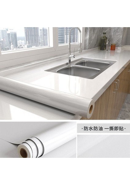 A3 Stili 30CMX100CM Kalın Folyo Mermer Dekor Kağıt Mutfak Yağı Geçirmez Pet Kendinden Yapışkanlı Su Geçirmez Banyo Duvar Kağıdı Çıkarılabilir Film (Yurt Dışından)