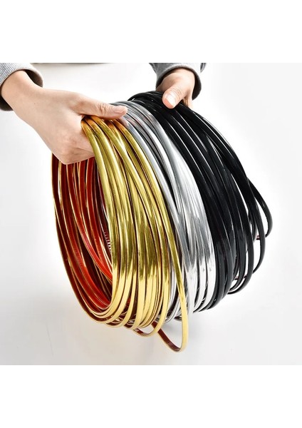 Gümüşi Tarz 8MMX3M Kendinden Yapışkanlı Duvar Kağıdı Yumuşak Paket Metal Doku Dekoratif Şerit Duvar Kağıdı Kenar Şeridi 3D Su Geçirmez Güzel Dikiş Şeridi (Yurt Dışından) indirimleri