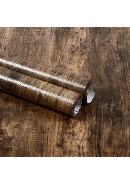 K012 Tarzı 1MX60CM Ahşap Siyah Düz Renk Ev Dekor Filmleri Vinil Su Geçirmez Çıkartmalar Kendinden Yapışkanlı Kapılar Dolap Modern Mobilyalar Duvar Dekorasyonu (Yurt Dışından)