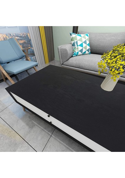 Beyaz Stil 20X100CM 1 mm Siyah Ahşap Tahıl Kendinden Yapışkanlı Duvar Kağıdı Duvar Su Geçirmez Pvc Vinil Mutfak Dolabı Mobilya Kapı Yenileme Duvar Sticker (Yurt Dışından) indirimleri