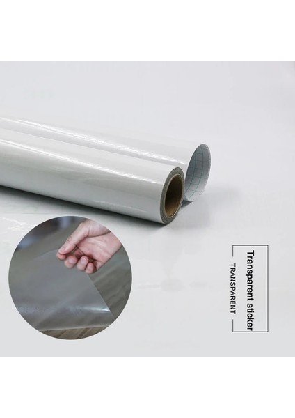 A6 Stili 60CMX100CM Mutfak Yağı Geçirmez Şeffaf Film Kalın Kendinden Yapışkanlı Su Geçirmez Tezgah Mobilya Mermer Duvar Kağıdı Banyo Dekor Çıkartmalar (Yurt Dışından) indirimleri
