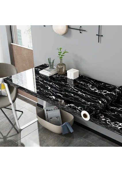 Jgh Stili 40X100CM Mermer Vinil Duvar Kağıdı Çıkarılabilir Kabuğu ve Sopa Kağıt Mobilya Su Geçirmez Kendinden Yapışkanlı Duvar Çıkartmaları Çocuk Odaları Için (Yurt Dışından) modelleri