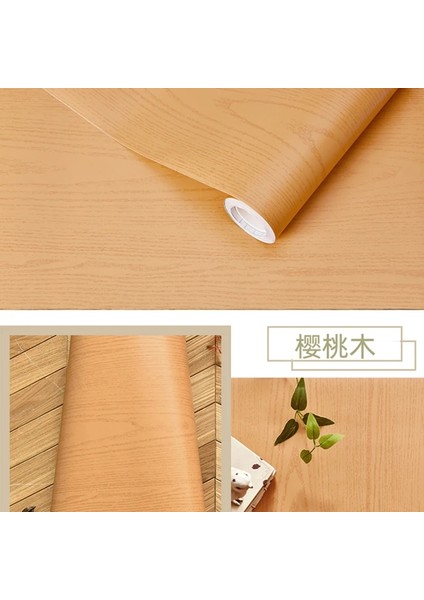 F008 Tarzı 1MX60CM Kalın Ahşap Tahıl Vinil Duvar Kağıdı Rulosu Su Geçirmez Masaüstü Dolap Kapı Mobilya Yenileme Modern Mobilya Dekorasyonu Çıkartmaları (Yurt Dışından)