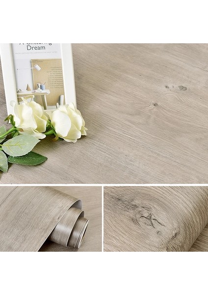 Hxmw Stili 40CMX100CM Kendinden Yapışkanlı Pvc Duvar Kağıdı Ahşap Tahıl Su Geçirmez Vinil Duvar Sticker Pvc Mutfak Dolabı Kapı Sticker Ev Dekor (Yurt Dışından)