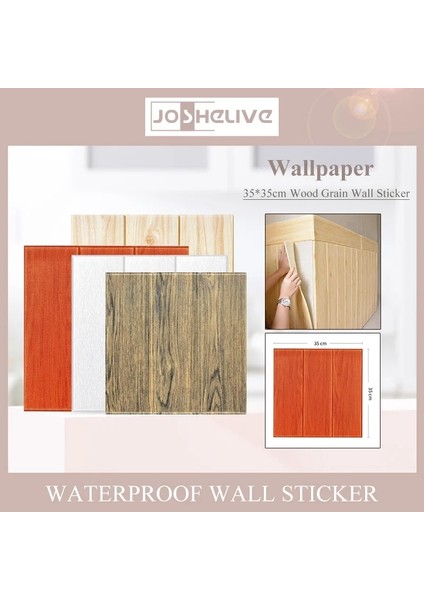 Turuncu Tarzı 35X35CM cm 3D Duvar Kağıdı Kendinden Yapışkanlı Köpük Tuğla Duvar Sticker Odası Dekor Dıy Su Geçirmez Duvar Kağıdı Oturma Duvar Sticker Çocuk Odası Için (Yurt Dışından) fiyatları