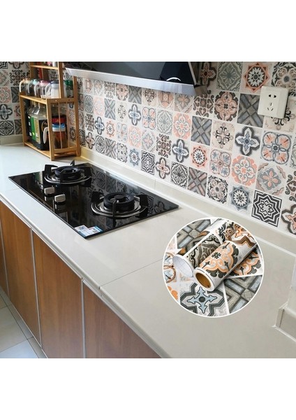 A8 Tarzı 60CMX30CM Kalın Su Geçirmez Geometrik Desen Zemin Çıkartmaları Banyo Kendinden Yapışkanlı Vinil Duvar Kağıdı Kiremit Çıkartmalar Oturma Odası Dekor Için (Yurt Dışından) indirimleri