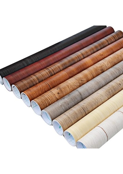 Httm Stili 40CMX100CM Kendinden Yapışkanlı Pvc Duvar Kağıdı Ahşap Tahıl Su Geçirmez Vinil Duvar Sticker Pvc Mutfak Dolabı Kapı Sticker Ev Dekor (Yurt Dışından) indirimleri