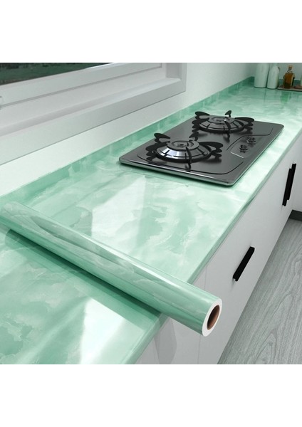 A4 Stili 30CMX100CM Genişlik 80 cm Su Geçirmez Yağ Geçirmez Folyo Mermer Dekor Sticker Mutfak Duvar Için Pet Kendinden Yapışkanlı Çıkarılabilir Duvar Kağıdı Oturma Odası Için (Yurt Dışından) fiyatları