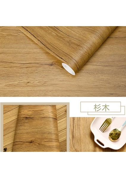 Tik Stili 1MX40CM Ahşap Tahıl Pvc Su Geçirmez Kendinden Yapışkanlı Duvar Kağıdı Dıy Mobilya Yenileme Dekorasyon Çıkartması Vinil Kağıt Duvar Kağıdı (Yurt Dışından)