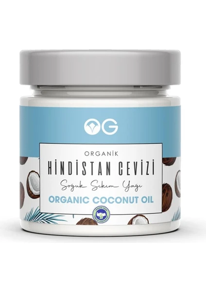 OG natural Organik Hindistan Cevizi Yağı (Soğuk Sıkım) 170G