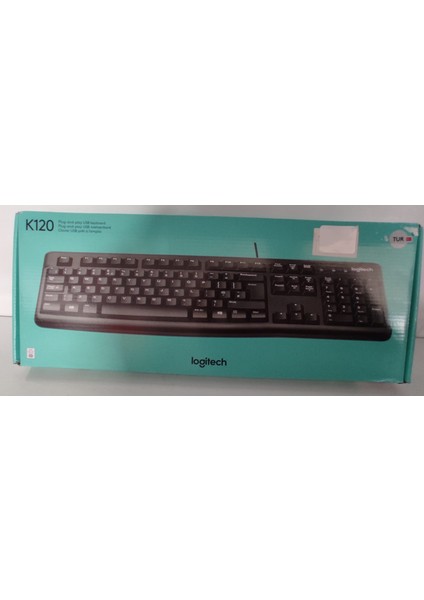 Logıtech K120 Q USB Klavye 920-002505 Sıyah Kablolu