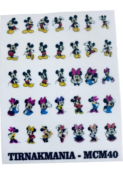 Üç Boyutlu Yapışkanlı Sticker Mcm-40