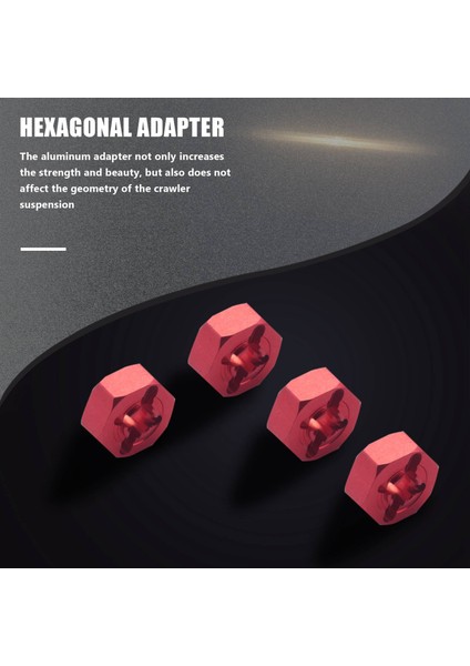 Alüminyum Alaşım 12MM Birleştirici Tekerlek Hub Hex Adaptörü Yükseltmeler Wltoys 144001 1/14 Rc Araba Yedek Parçaları, Kırmızı (Yurt Dışından) fiyatları