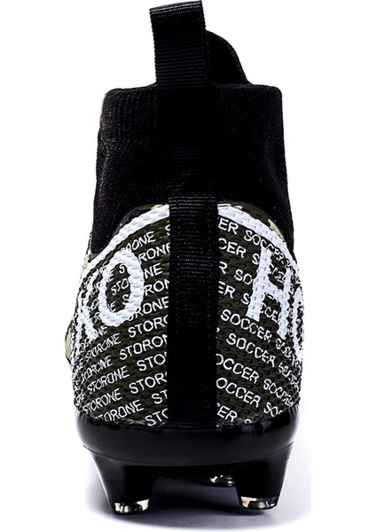 Yüksek Top Spike Cleats Erkek Futbol Ayakkabıları Çocuk Profesyonel Eğitim Futbol Ayakkabıları (Yurt Dışından)