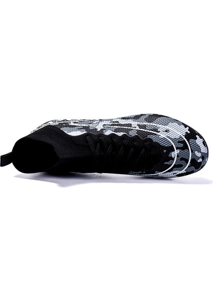 Yüksek Top Spike Cleats Erkek Futbol Ayakkabıları Çocuk Profesyonel Eğitim Futbol Ayakkabıları (Yurt Dışından)