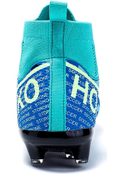 Yüksek Top Spike Cleats Erkek Futbol Ayakkabıları Çocuk Profesyonel Eğitim Futbol Ayakkabıları (Yurt Dışından)
